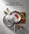 Tri-Ply Stainless Steel Frying Pan