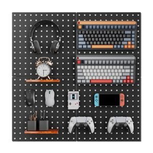 Heavy Duty Metal Pegboard Wall Organizer for Home