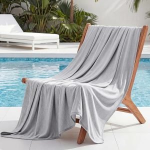 Bedsure Light Grey Cooling Blanket