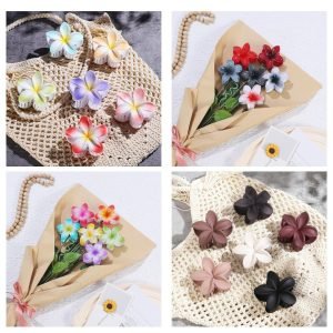 Flower Hair Clips 6 PCS