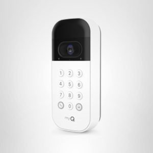 myQ Smart Garage Door Video Keypad with Wide-Angle Camera