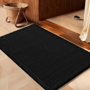 Boho Woven Modern Bath Mat Rugs