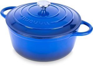 Enamelled Cast Iron Dutch Oven Pot