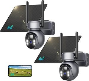 4G LTE Cellular Solar Security Camera 