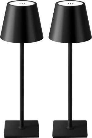 2-Pack Cordless Table Lamps 