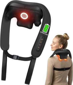 Cordless Shiatsu Neck and Shoulder Massager