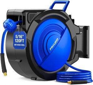 120FT+6.5FT Retractable Air Hose Reel