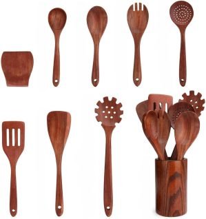 Wooden Cooking Utensils Set