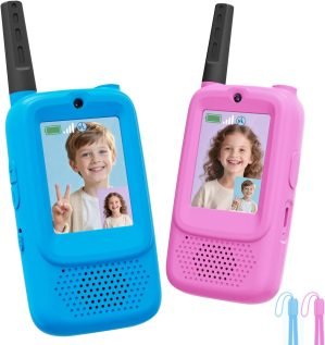 2-Pack Rechargeable Kids Walkie Talkies 