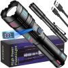Rechargeable Flashlights High Lumens 100000