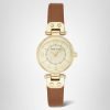 Anne Klein Women’s Leather Strap Watch