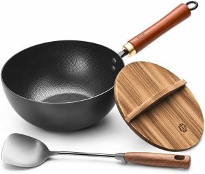 8.7-Inch Carbon Steel Mini Wok