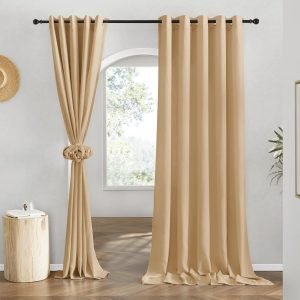 Flax Burlap Linen Curtains 