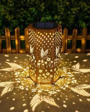 Garden Decor Hummingbird Solar Lanterns