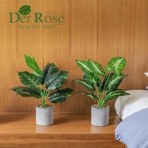 Der Rose 2 Pack Fake Plants