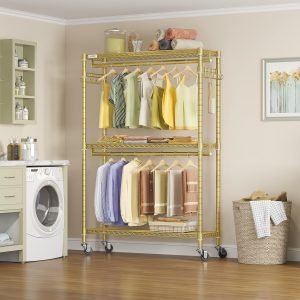 Rolling Clothes Rack
