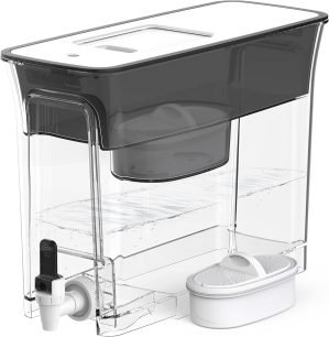 Waterdrop WFD-40L Water Filter Dispenser, 35-Cup Slim Water Filter Pitcher