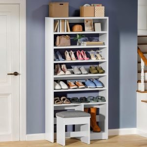 8-Tier Freestanding Shoe Rack 