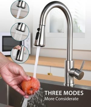 Kitchen Faucet with Pull Down Sprayer