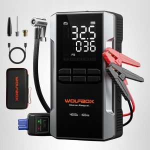 Jump Starter with  Air Compressor