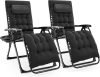 Set of 2 Zero Gravity Chairs 