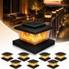 Solar Post Cap Lights 8 Pack