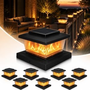 Solar Post Cap Lights 8 Pack