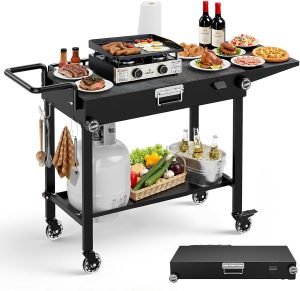 Portable Grill Cart for Blackstone Griddle