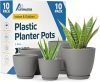 Planter Pots with Drainage Holes 