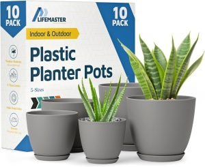 Planter Pots with Drainage Holes 