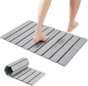 Foldable Stone Bath Mat 