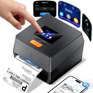 Shipping Label Printer with Touchable Screen