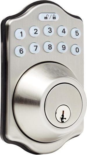 Amazon Basics Electronic Keypad Deadbolt Door Lock