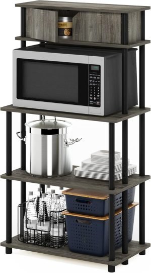 Turn-N-Tube Storage Shelf with Cabinet 