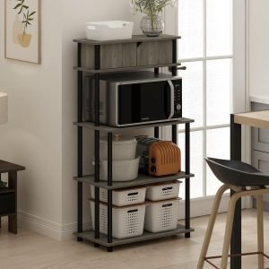 Storage Shelf with Top Cabinet