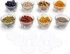 Small Glass Prep Bowls with Lids – Set of 8 