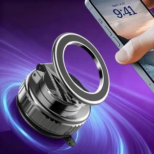 Magnetic Vacuum Car Phone Holder