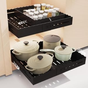 Expandable Pull-Out Cabinet Organizer 