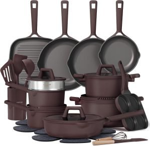 CAROTE 31PCS Pots and Pans Set 