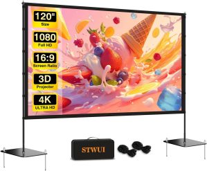 Outdoor-Projector-Screen-with-Stand – 120 inch