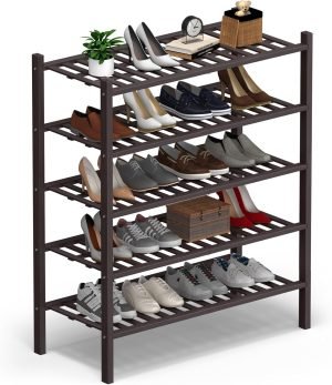 Bamboo Shoe Rack 