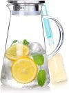 68oz Glass Pitcher with Lid 