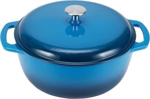Amazon Basics Enameled Cast Iron Dutch Oven 