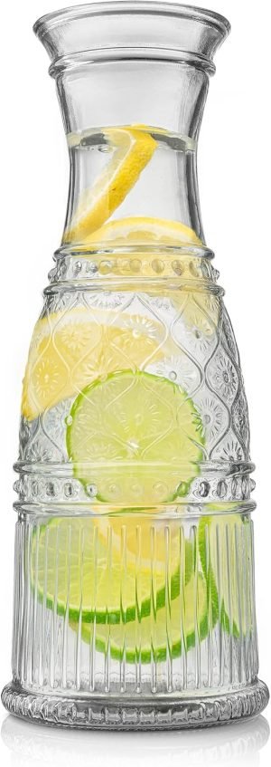 Godinger Glass Carafe Pitcher 