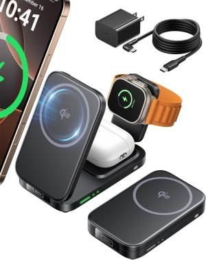 3-in-1 Foldable Wireless Charging Station 