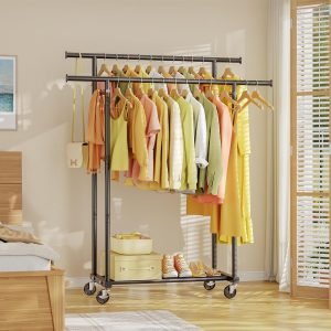 Double Rod Clothes Rack