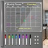 Clear Monthly Magnetic Calendar for Refrigerator