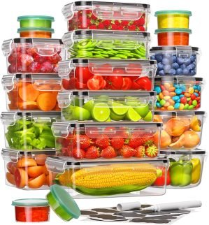 40 Piece Food Storage Containers