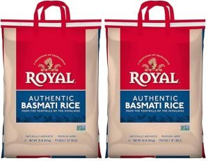 Authentic Royal Basmati White Rice, 15 lbs (Pack of 2) 