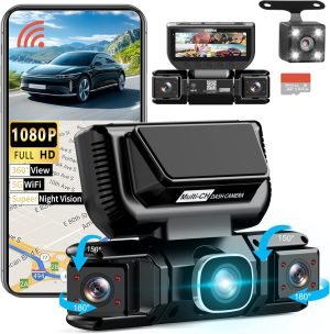 360° View 4-Channel Dash Cam 